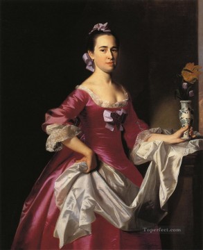  Georg Oil Painting - Mrs George Watson Elizabeth Oliver colonial New England Portraiture John Singleton Copley